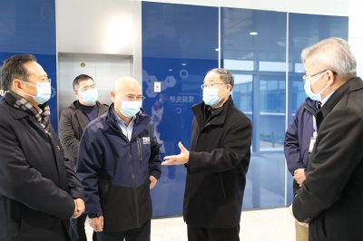 2022年1月13日，浙江省委常委、政法委書記王昌榮走訪海寧天通泛半導(dǎo)體產(chǎn)業(yè)園