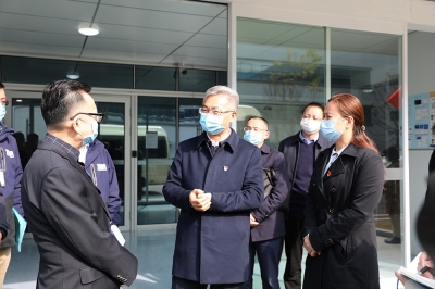 2022年1月4日，嘉興市委書記、市長李軍參觀天通泛半導(dǎo)體產(chǎn)業(yè)園